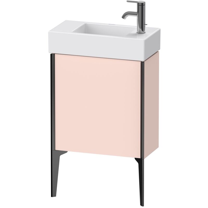 

Duravit XViu 4532R Módulo de lavabo vertical, 1 puerta a la derecha, para lavabo Vero Air 072450, 484x234 mm, Color (frente/cuerpo): negro mate/perla