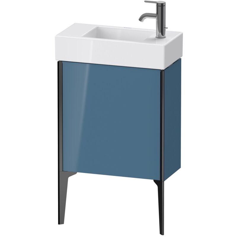 

Duravit XViu 4532R Módulo de lavabo vertical, 1 puerta a la derecha, para lavabo Vero Air 072450, 484x234 mm, Color (frente/cuerpo): negro mate/azul