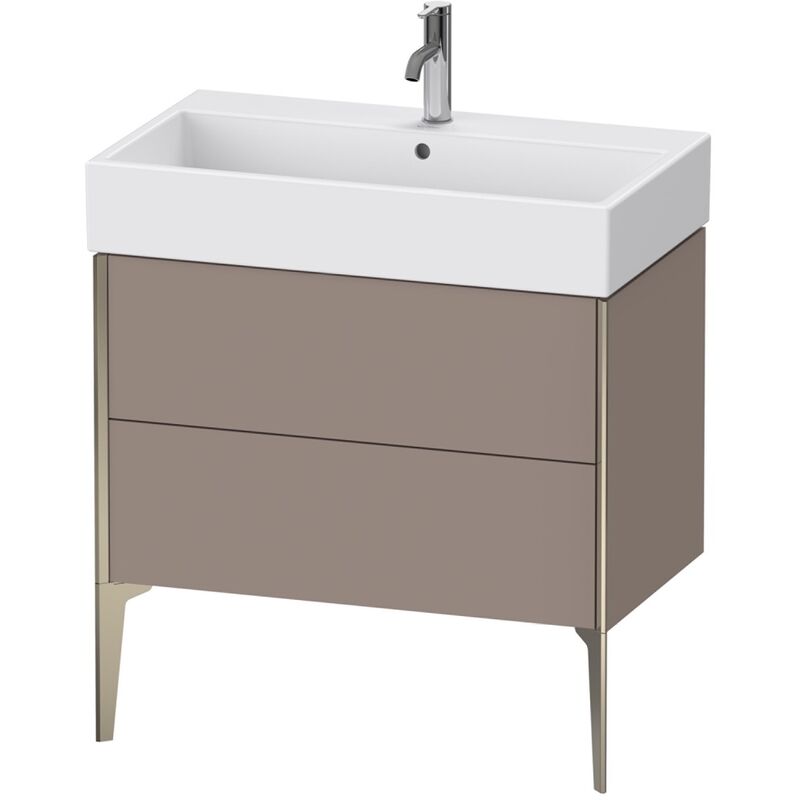 

Duravit XViu 4536 Módulo de lavabo vertical, 2 extraíbles, para lavabo Vero Air 235080, 784x454 mm, Color (frente/cuerpo): champán mate/basalto mate