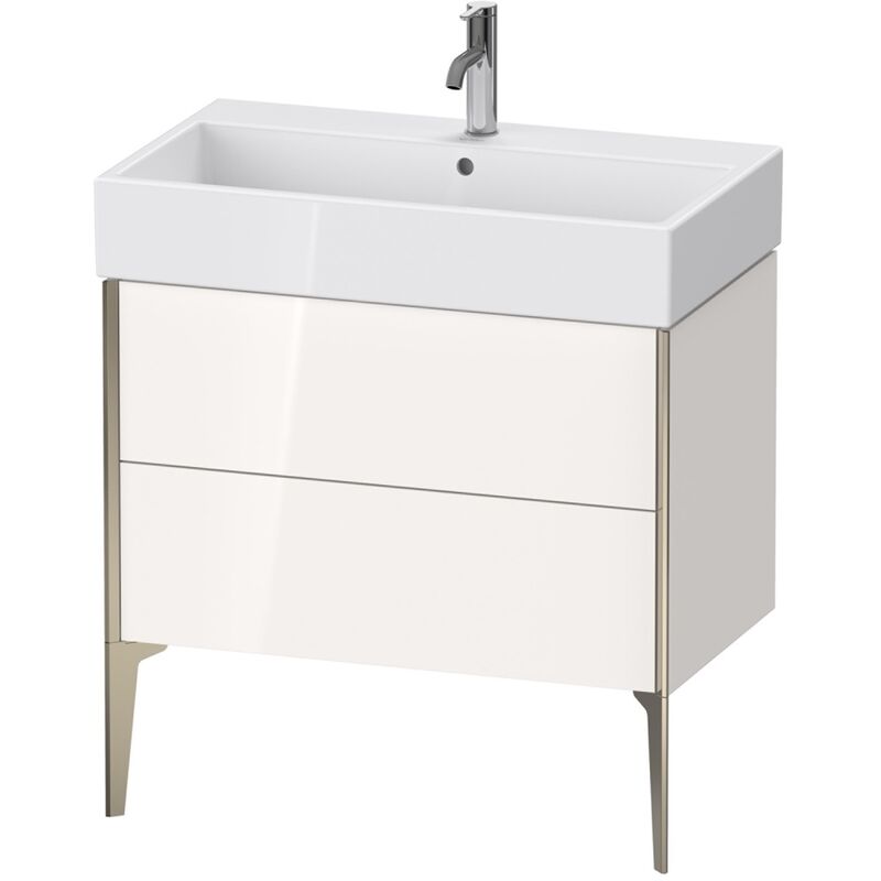 

Duravit XViu 4536 Módulo de lavabo vertical, 2 extraíbles, para lavabo Vero Air 235080, 784x454 mm, Color (frente/cuerpo): champán mate/blanco hgl.