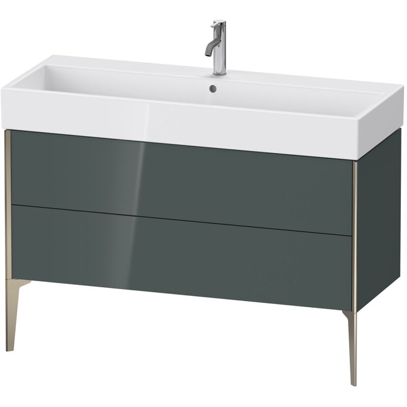 

Duravit XViu 4538 Módulo de lavabo vertical, 2 extraíbles, para lavabo Vero Air 235012, 1184x454 mm, Color (frente/cuerpo): champagne mate/dolomiti