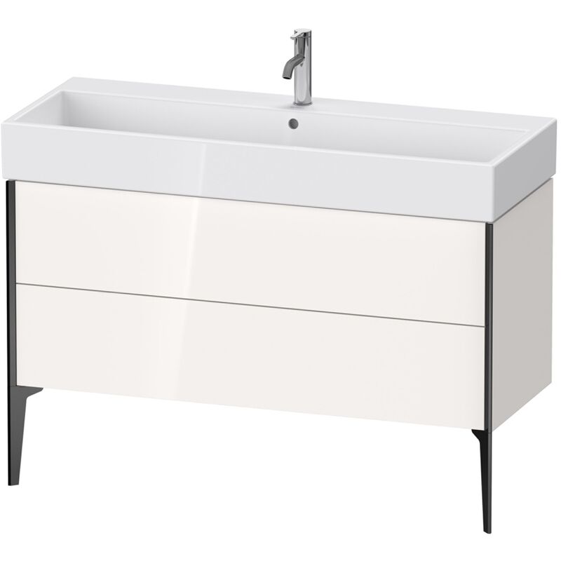 

Duravit XViu 4538 Módulo de lavabo vertical, 2 extraíbles, para lavabo Vero Air 235012, 1184x454 mm, Color (frente/cuerpo): negro mate/blanco alto