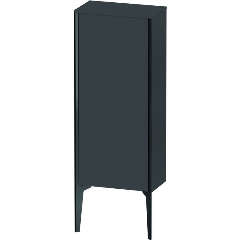 

Duravit XViu XV1305 Semi-alta vertical, 400x240 mm, altura 890 mm, 1 tope de puerta a la derecha, Color (frente/cuerpo): negro mate/grafito mate