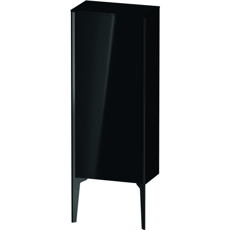 

Duravit XViu XV1305 Semi-alta vertical, 400x240 mm, altura 890 mm, 1 tope de puerta a la izquierda, Color (frente/cuerpo): negro mate / negro brillo