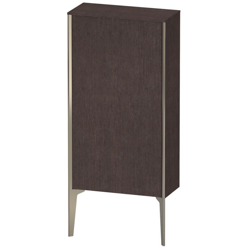 

Duravit XViu XV1306 Armario semi-elevado vertical, 500x240 mm, altura 890 mm, 1 puerta tope izquierdo, Color (frente/cuerpo): champagner mate/eiche