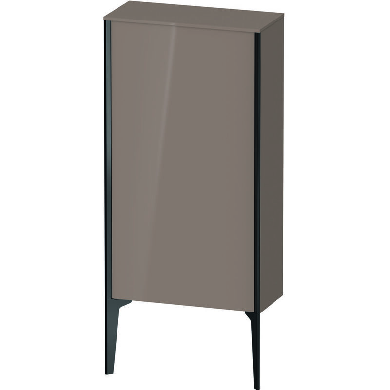 

Duravit XViu XV1306 Armario semi-elevado vertical, 500x240 mm, altura 890 mm, 1 puerta tope izquierdo, Color (frente/cuerpo): negro mate/capuchino