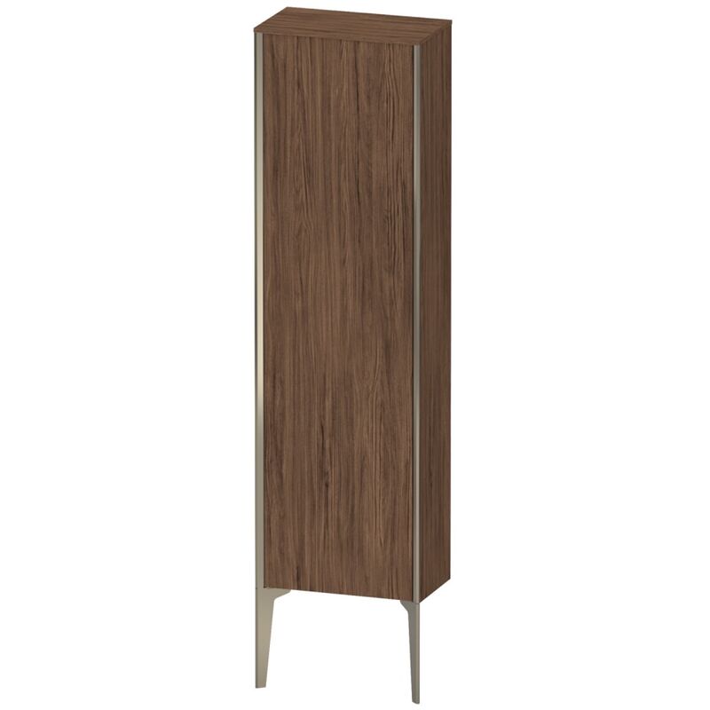 

Duravit XViu XV1315 Armario semi-elevado vertical, 400x240 mm, altura 1330 mm, 1 puerta tope izquierdo, Color (frente/cuerpo): champán mate/nogal