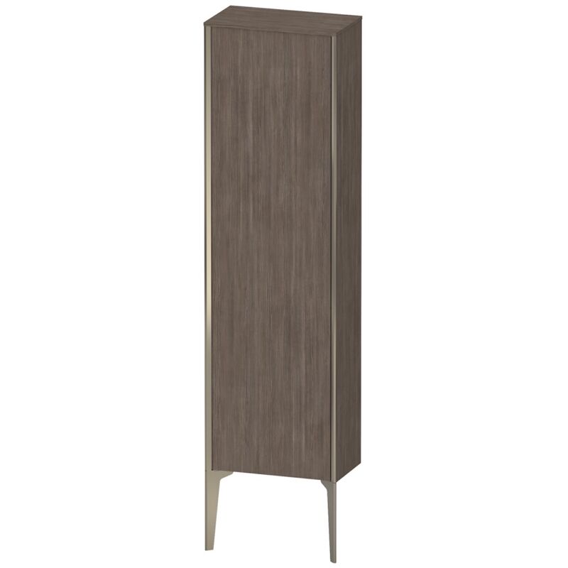 

Duravit XViu XV1315 Armario semi-elevado vertical, 400x240 mm, altura 1330 mm, 1 puerta tope izquierdo, Color (frente/cuerpo): champán mate/pino