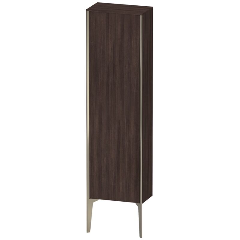 

Duravit XViu XV1315 Armario semi-elevado vertical, 400x240 mm, altura 1330 mm, 1 puerta tope izquierdo, Color (frente/cuerpo): champán mate/castaño