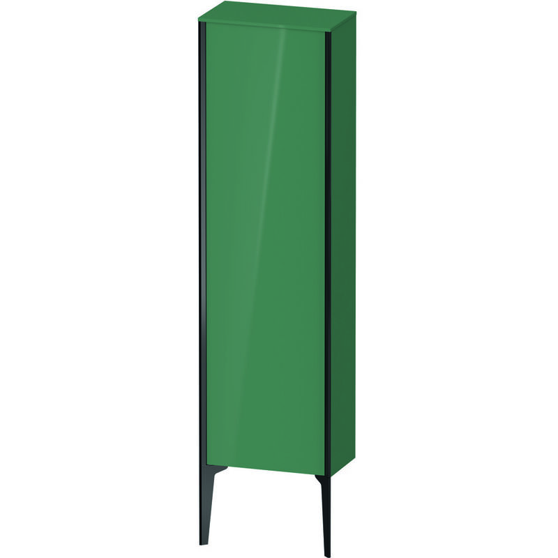 

Duravit XViu XV1315 Armario semi-elevado vertical, 400x240 mm, altura 1330 mm, 1 puerta tope izquierdo, Color (frente/cuerpo): negro mate/jade alto