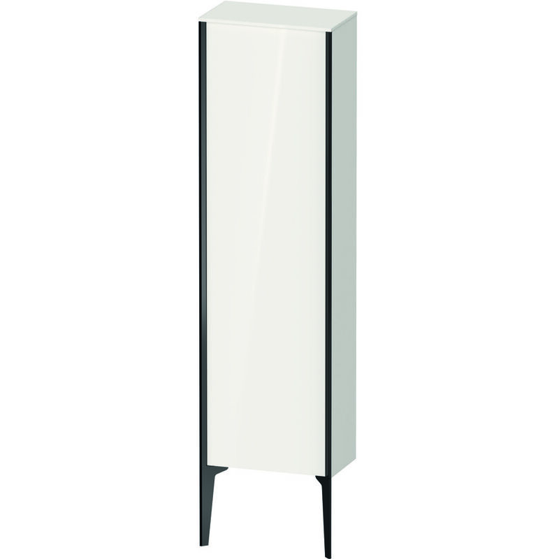 

Duravit XViu XV1315 Armario semi-elevado vertical, 400x240 mm, altura 1330 mm, 1 puerta tope izquierdo, Color (frente/cuerpo): negro mate/blanco hgl.