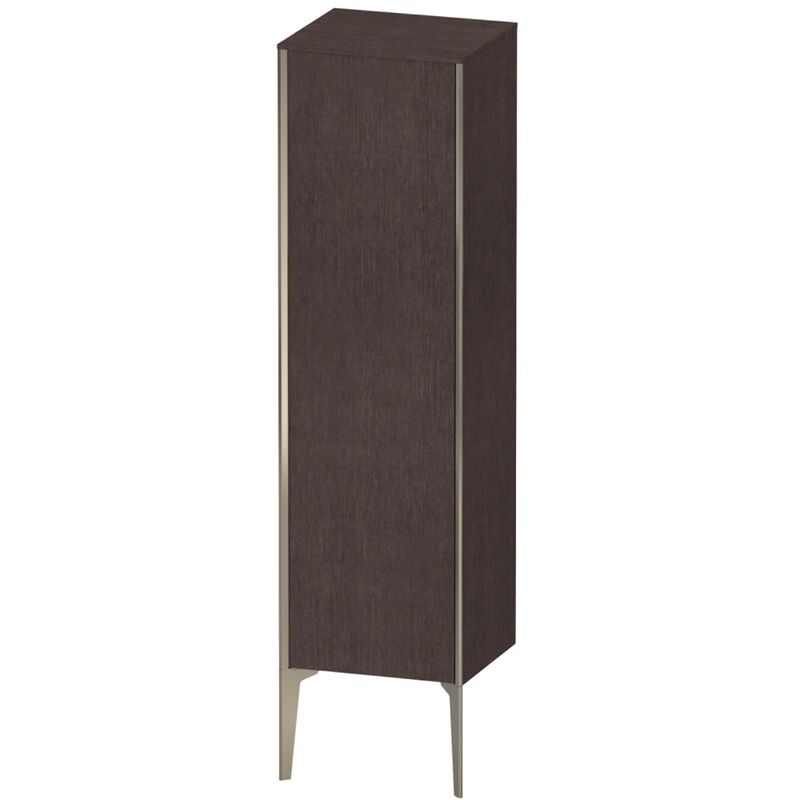 

Duravit XViu XV1325 Semi-alta vertical, 400x360 mm, altura 1330 mm, 1 tope de puerta a la izquierda, Color (frente/cuerpo): champagner mate/eiche geb