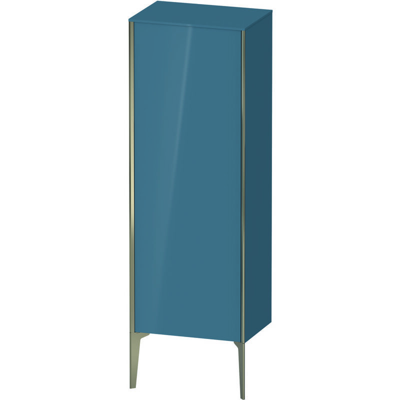 

Duravit XViu XV1326 Armario semi-elevado vertical, 500x360 mm, altura 1330 mm, 1 puerta tope derecho, Color (frente/cuerpo): champán mate/azul piedra