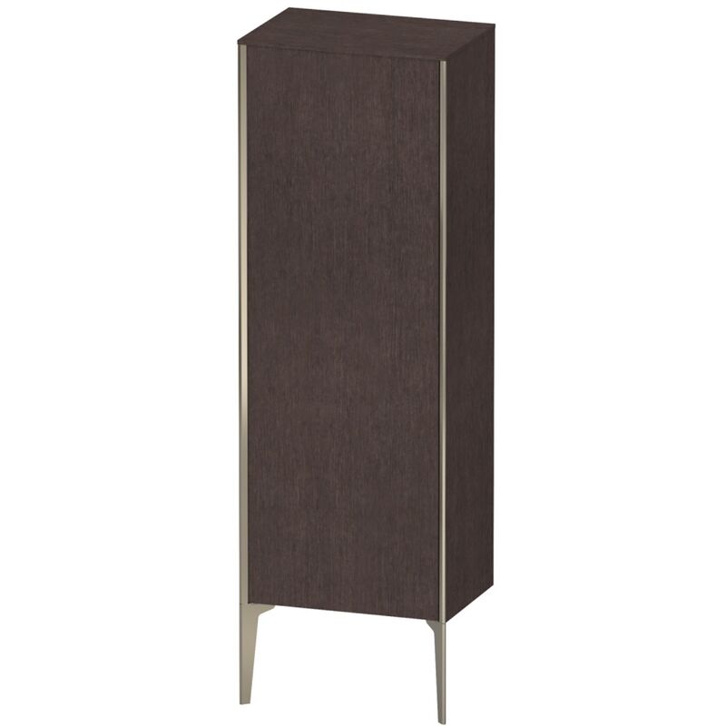 

Duravit XViu XV1326 Armario semi-elevado vertical, 500x360 mm, altura 1330 mm, 1 puerta tope derecho, Color (frente/cuerpo): champagner mate/eiche