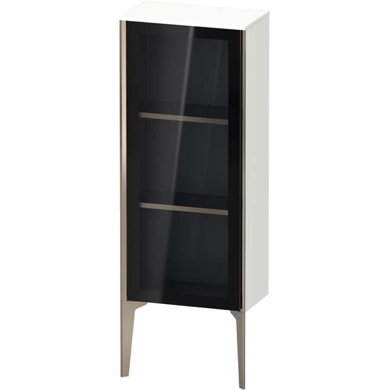 

Duravit XViu XV1360 Armario semi-elevado con puerta de cristal, vertical, tope a la derecha, 400x240 mm, altura 890 mm, Color (frente/cuerpo): negro