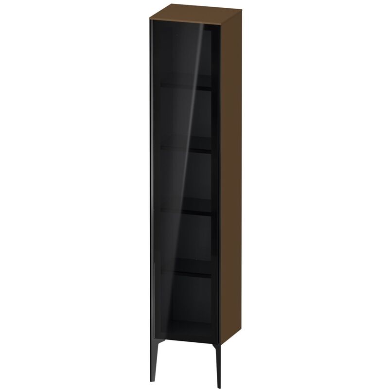 

Duravit XViu XV1375 Armario alto con puerta de cristal vertical, tope a la derecha, 400x360 mm, altura 1770 mm, Color (frente/cuerpo): negro