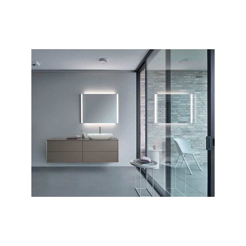 

Duravit Ag - Duravit XViu XV7043 Espejo con iluminación, 1020x40x800 mm, versión'Icono, Color (frente/cuerpo): Negro Mate / Espejo - XV70430B2B2