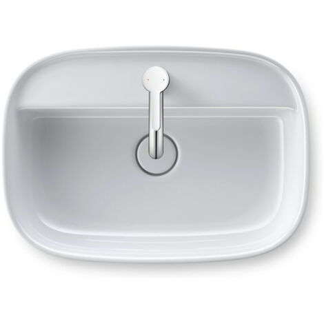 Duravit Zencha Aufsatzbecken 550 mm, ein Hahnloch, 23745500711