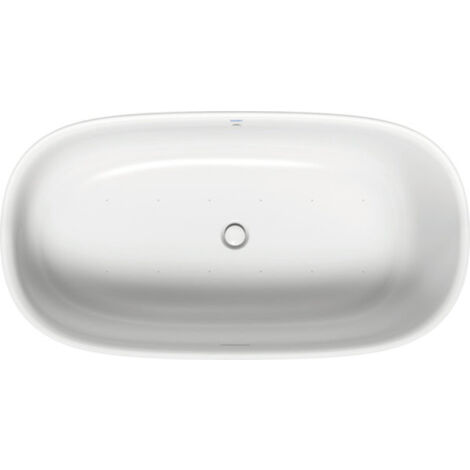 Duravit Zencha baignoire balnéo, pose libre, garniture