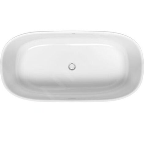 Duravit Zencha Baignoire en pose libre ovale, habillage sans