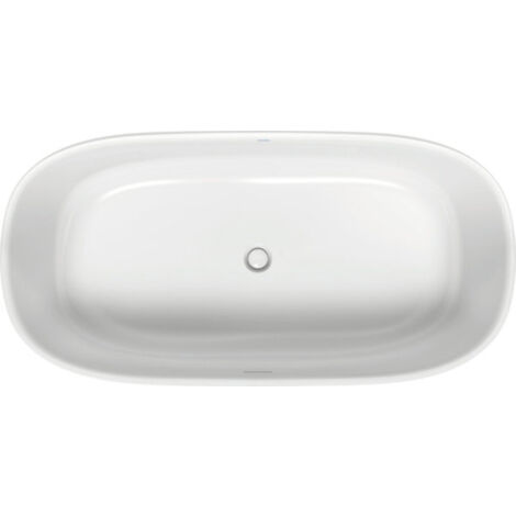 Duravit Zencha bañera ovalada, exenta, revestimiento sin juntas,
