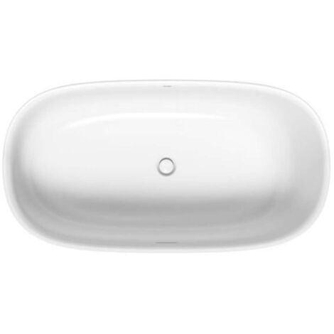 Duravit Zencha bañera ovalada, exenta, revestimiento sin juntas,