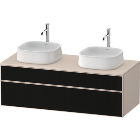 Duravit Zencha Konsolenwaschtischunterbau, 1300x550mm, 1 Auszug,