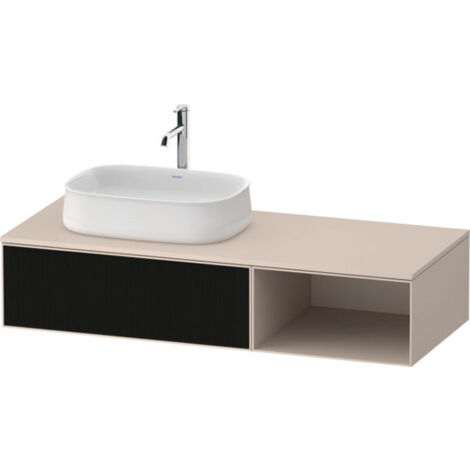Duravit Zencha Konsolenwaschtischunterbau, 1300x550mm, 1 Auszug,