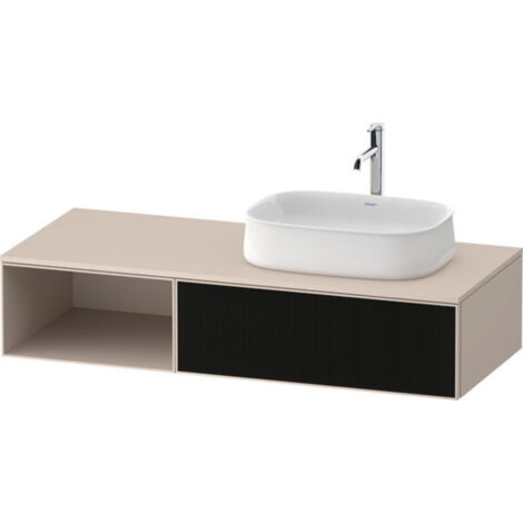 Duravit Zencha Konsolenwaschtischunterbau, 1300x550mm, 1 Auszug,