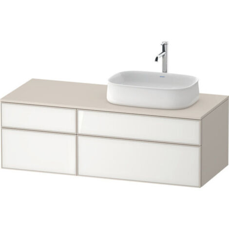 Duravit Zencha Konsolenwaschtischunterbau, 1300x550mm, 2 Auszüge,
