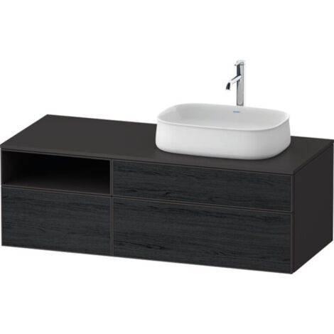 Duravit Zencha Konsolenwaschtischunterbau, 1300x550mm, 2 Auszüge,