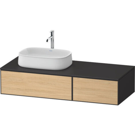Duravit Zencha Konsolenwaschtischunterbau, 1300x550mm, 2 Auszüge,