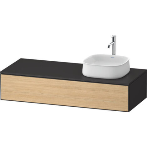 Duravit Zencha Konsolenwaschtischunterbau, 1300x550mm,1 Auszug, 1