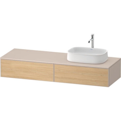 Duravit Zencha Konsolenwaschtischunterbau, 1600x550mm, 2 Auszüge,