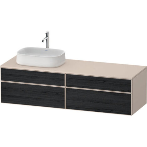 Duravit Zencha Konsolenwaschtischunterbau, 1600x550mm, 2 Auszüge,