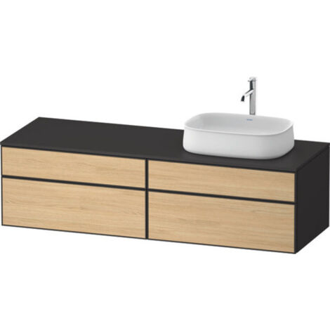 Duravit Zencha Konsolenwaschtischunterbau, 1600x550mm, 2 Auszüge,