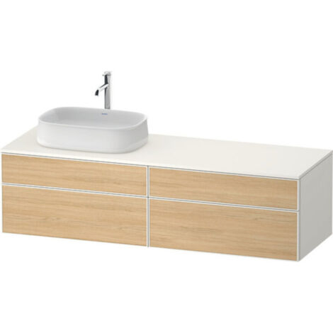 Duravit Zencha Konsolenwaschtischunterbau, 1600x550mm, 2 Auszüge,