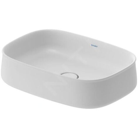 Duravit Zencha lavabo à poser 550 mm, sans trou de radon,
