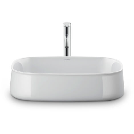 Duravit Zencha lavabo sobre encimera 550 mm, sin orificio de