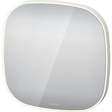Duravit Zencha Miroir LED 50x500x500mm, avec miroir chauffant,