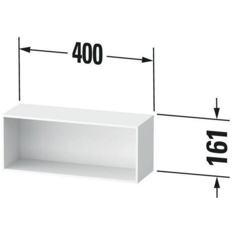 Duravit Zencha Wandregal, 400x140x161mm, ZE1210084840000