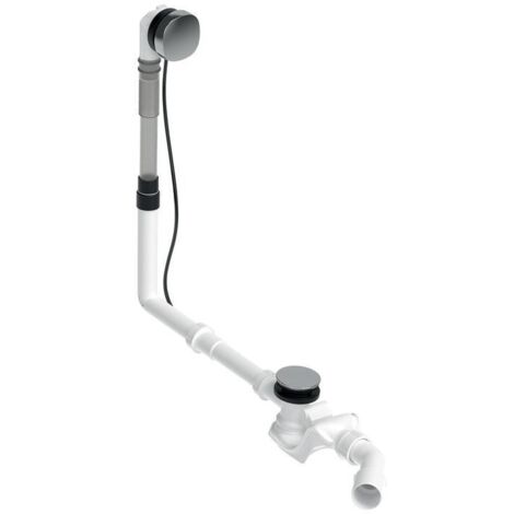 Duravit Zubehör - Ablauf und Überlaufgarnitur, Bowdenzug, verchromt 792216000001000