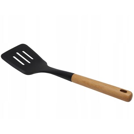 Durchbrochener Küchenspatel zum Braten und Wenden, 34 cm