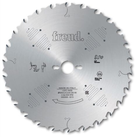 Durchflussmesser mit Rücklaufsperre FREUD - Ø350 3,5/2,5 AL30 Z30 BA - F03FS07561 -LG1C 1000