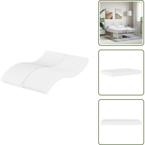 Dureza 2 - vidaXL Colchón de espuma dureza 2 3 blanco 140x190 cm - Dureza 3
