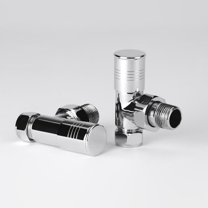 Image of Greenedhouse - Durham Chrome Angled Round&hellip;