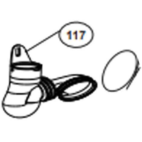 Durite boite cuve repère 117