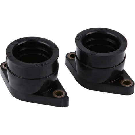 Durite d'admission carburateur 42U-13596-01-00 en plastique noir - 2 pièces pour Yamaha TT350/XT350