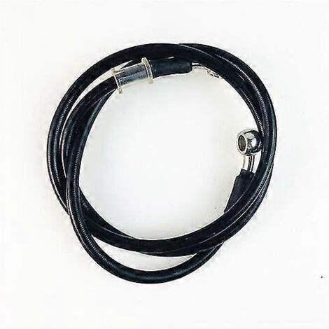 Durite de frein hydraulique tressée pour moto (950 mm - 2200 mm), raccord banjo 10 mm, compatible Suzuki, Kawasaki, Yamaha et Honda. Longueur : 950 à 2200 mm.
