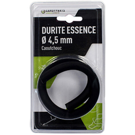 Durite en caoutchouc carburant, L: 30cm, Ø: ext: 10mm, Ø int: 4,5mm.